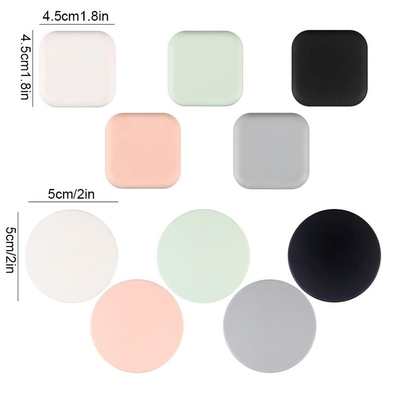 Door Stopper Silicone Handle Bumpers Self Adhesive Deurstopper Protection Porte Pad Mute Stikcer Round Square Wall Protector Pad