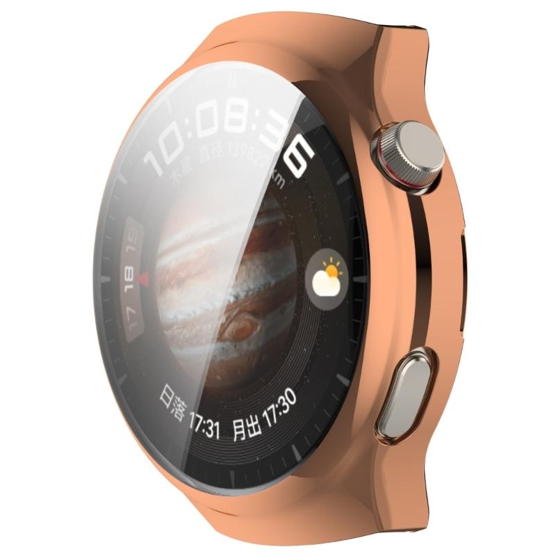 TPU чехол противоударный корпус чехол для смарт-часов Watch 4 Полное покрытие бампер царапиноустойчивый корпус часов