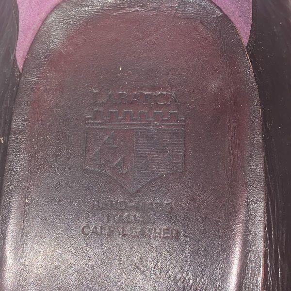 Italian Calf Leather Handmade DAX LABRCA Wingtip Business Shoes Size 43 27.0-27.5cm Brown(USED)