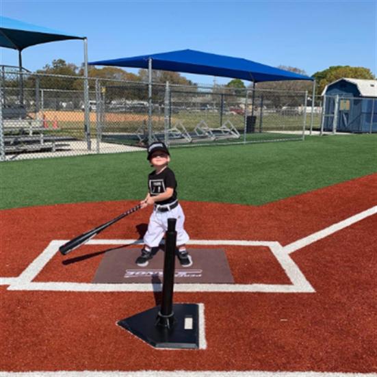 Бейсбольный коврик для ударов с пальцами ног, обращенными к месту. Нескользящий дизайн. Износостойкий. Игрок-левша. Игрок в софтбол.