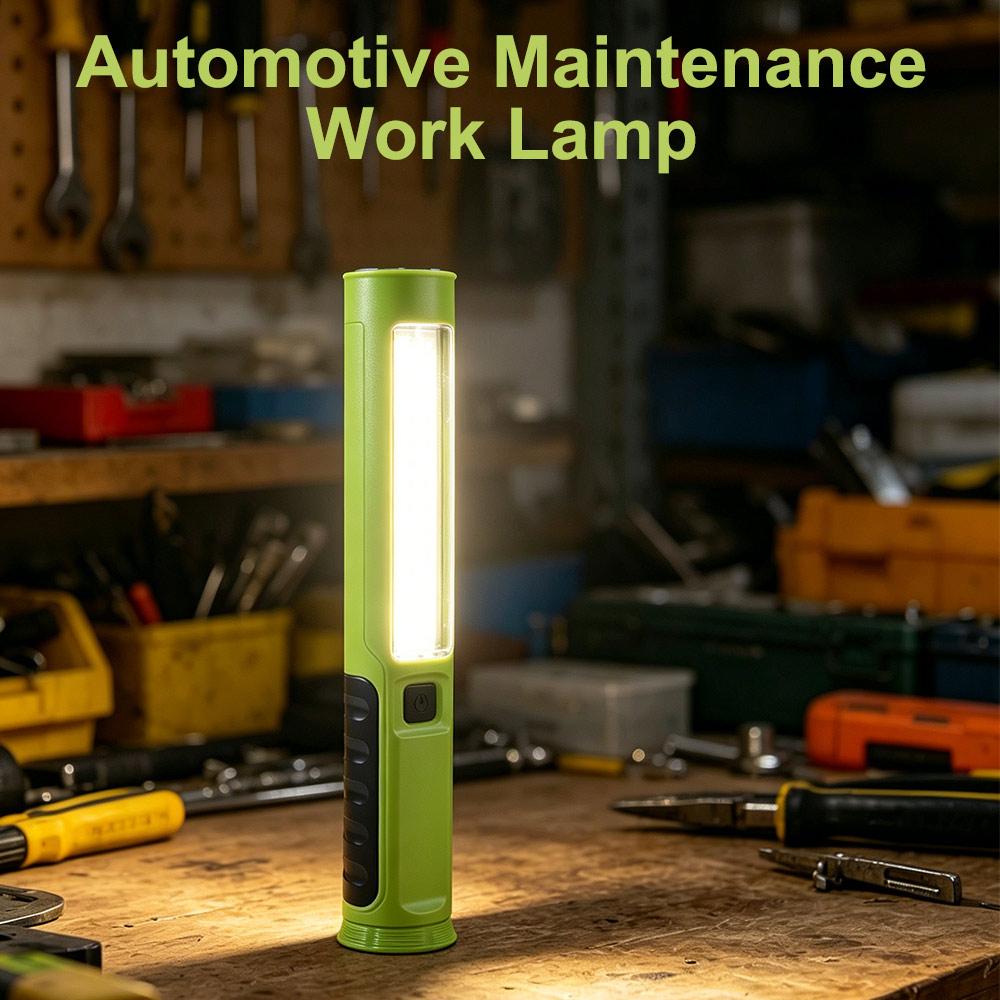 Red Blue Warning Lights Portable Work Lamp Magnetic Light COB Foldable Work Light Inspection Lamp
