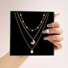 iF ME Vintage Pearl Multilayer Butterfly Necklace Gold Color Pendant Choker Chain Women Jewelry Accessories[No Box]