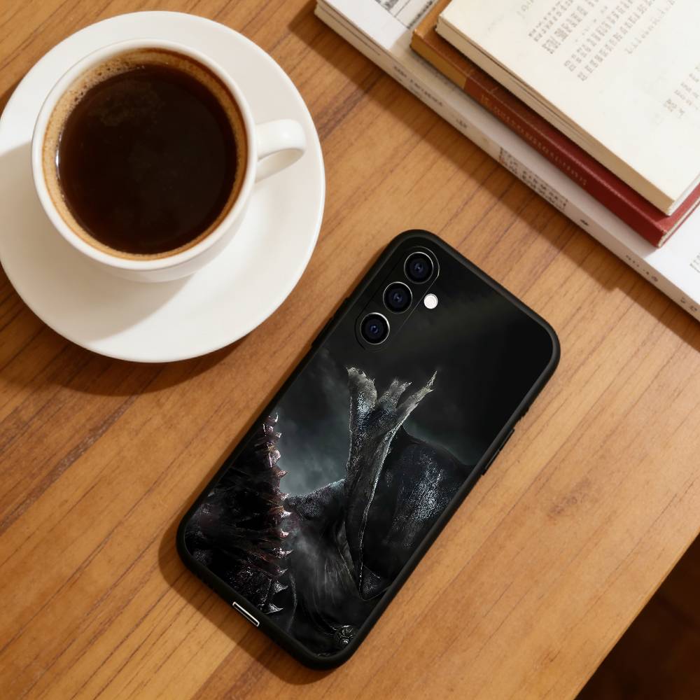 Чехол для телефона Game B-Bloodborne Черный Силиконовый Мягкий Для Samsung Galaxy A73,A72,A71,A70,A53,A52,A51