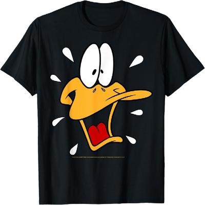 Футболка Looney Tunes Даффи Дак Удивленное Большое Лицо