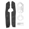 1Pair Motorcycle Footrest Pedal Pad Left Right Anti Slip Stylish Rugged Foot Pegs Plate Pad For