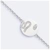 [H5466] - Silver Bracelet 'Goddess' White Silver (rhodium Plated) - 15 Mm