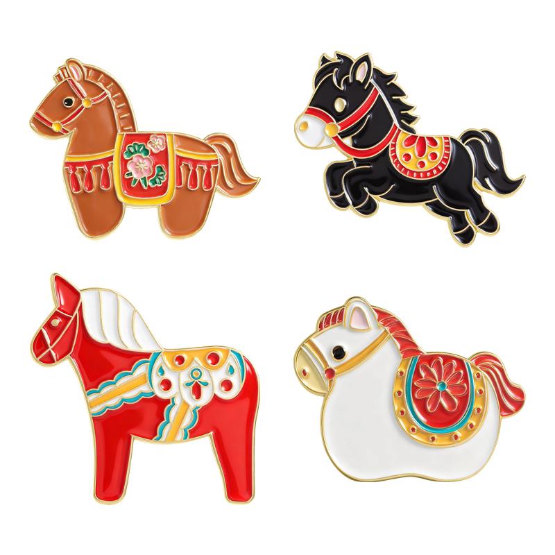 Xiaomi 3-4Pcs/Set Fantasy Novel Black Dragon Enamel Pin Vintage Sewing Machine Wizard Magic Cat Mystical Moth Butterfly Brooch Jewelry