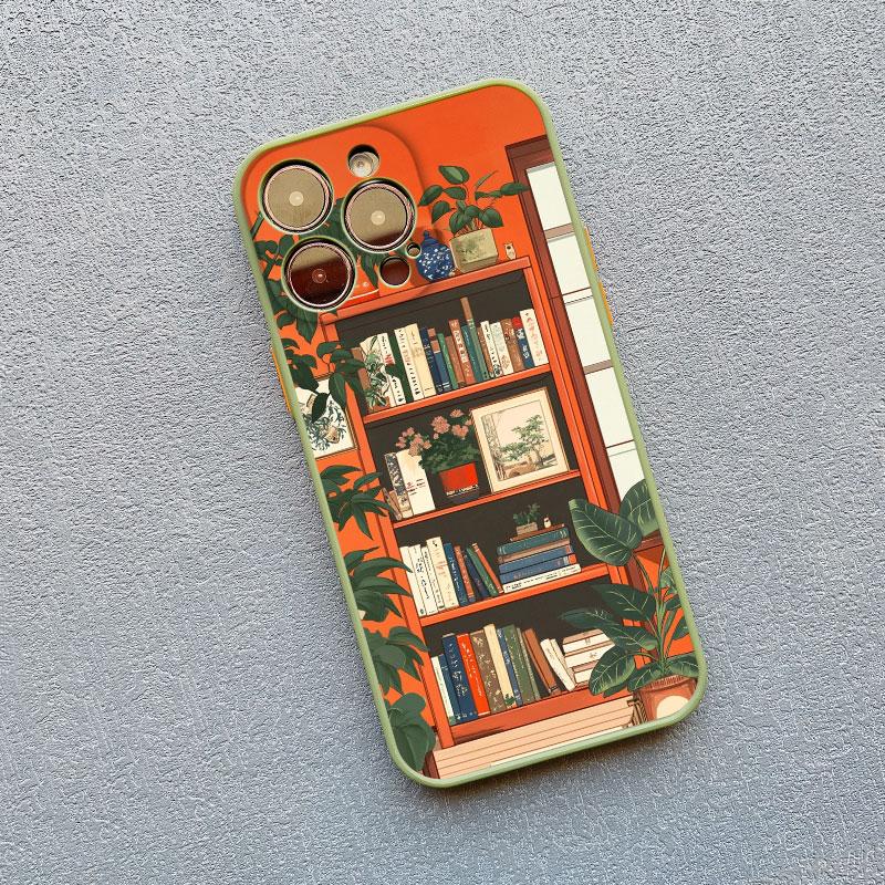 Чехол для телефона iPhone 17 14 Pro Max 13 12 11 Pro Max Mini 16 15 Pro Max 14 Plus XR XS X Обложка-книжка Маленький цветочный горшок