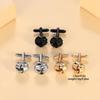Popular European & American Twisted Sleeve Hollow Cufflinks for Men's Shirts