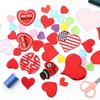 Couple Love Cloth Sticker Children'S Clothes Pants Hole Repair Subsidy Peach Heart Patch Sticker Down Jacket Decoration Embroidery Sticker