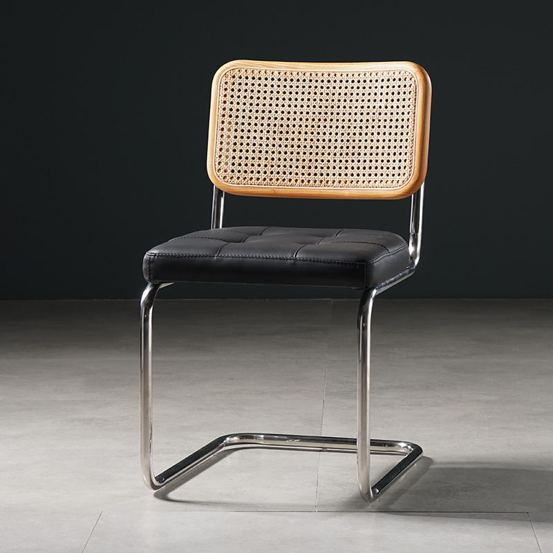 Стул из ротанга, скандинавский стул из цельного дерева для гостиной, дома, столовой, средневекового кафе, стул из ротанга для отеля, отдыха