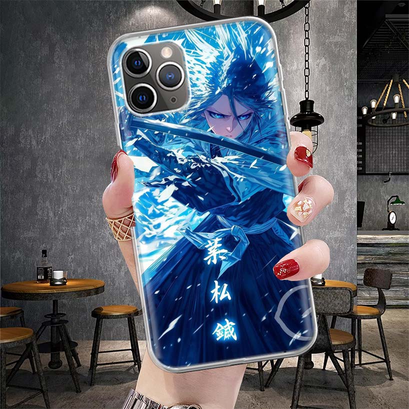 Bleach Кучики Рукия Мягкий Чехол Для Телефона Для IPhone 11 17 Air 16E 16 Pro Max 15 + 14 Plus 13 Mini 12 Apple 7 SE 8 Fundas Coque 11 17