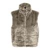 Women's Weathered Teak Faux Fur Vida Sleeveless Jacket ONLY