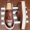 Мужские мокасины, кожаные туфли, мужские летние молодежные туфли в британском стиле, повседневные туфли для мужчин Chaussure Homme