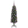 Artificial Christmas Tree with 150 LEDs and Stand Green 120 cm