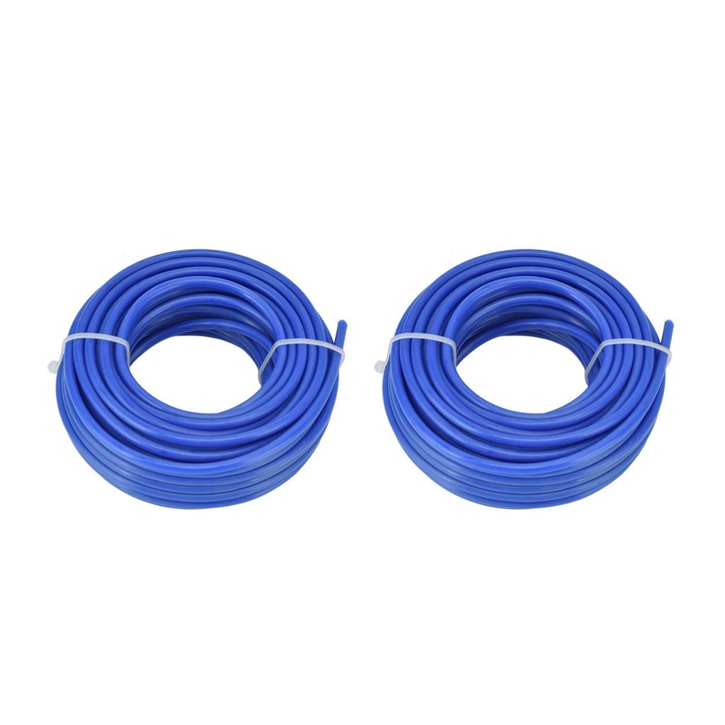 2PCS 4mm String Trimmer Line Nylon Round Trimmer Line Blue Lawn Mower Accessories for Husqvarna 5m