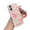 Красивая цветочная бабочка подходит для мобильного телефона Apple 17promax iphone16/15Pro чехол для телефона с окошком love