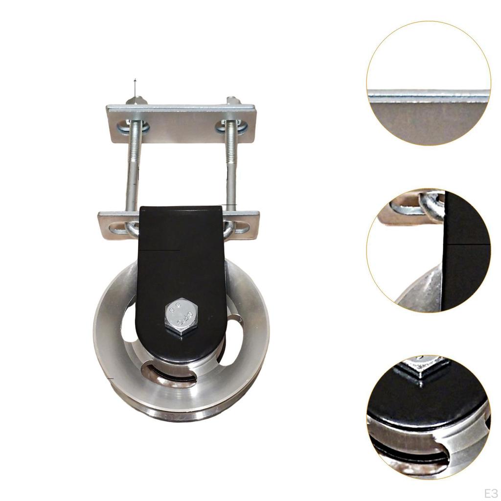 Cable Pulley Wheel Fitness Tool Lightweight with Double Nut Roller Sheave LAT Pull Down Machine for