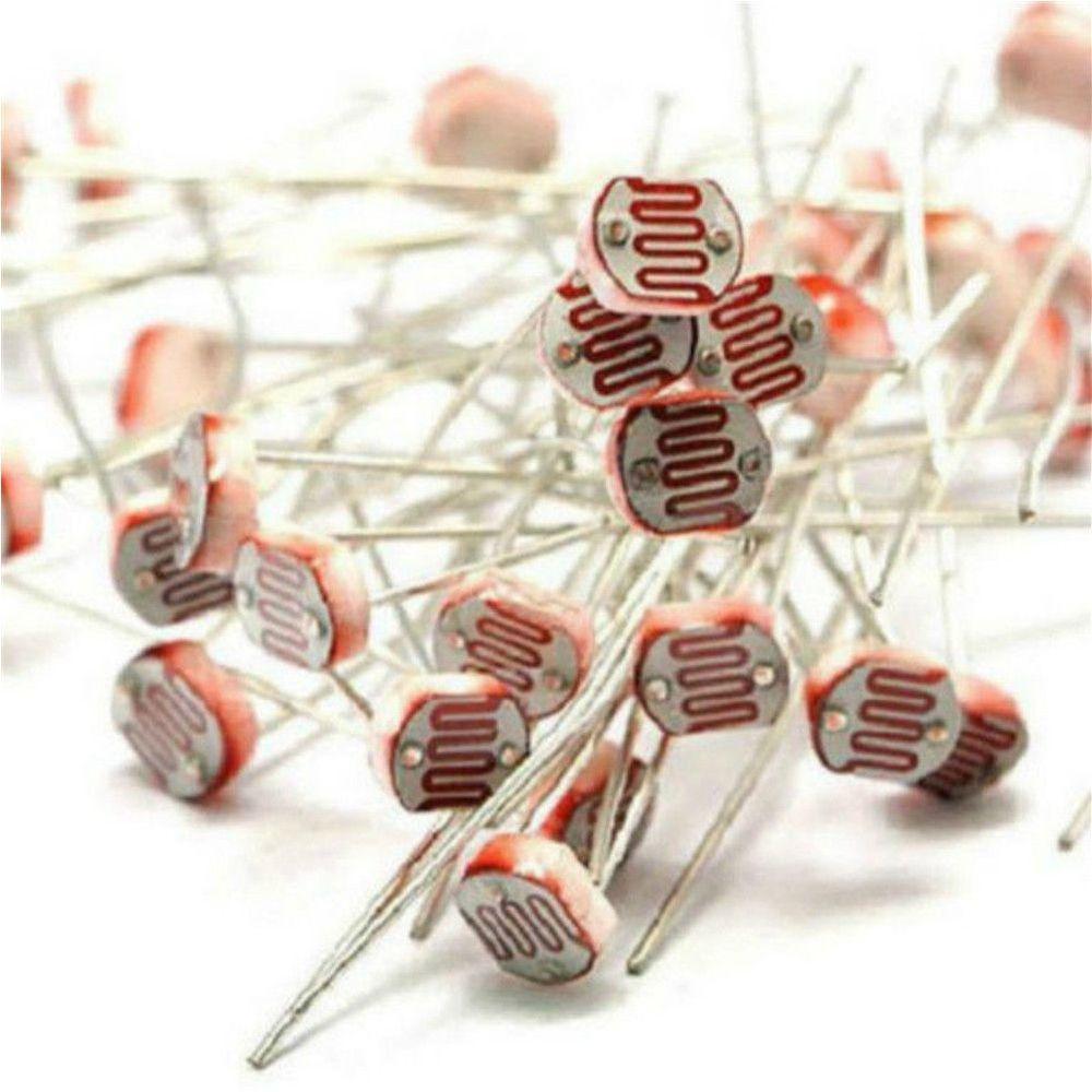 20/30/50PCS Top 5mm Resistance Sensor GL5516 Photoresistor Light-Dependent Resistor