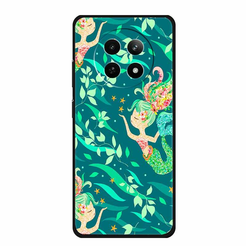 Чехол для телефона Realme 12 5G: Цветная тисненая painting, Ударопрочная с вогнуто-выпуклой текстурой - 1 шт.