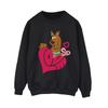 Scooby Doo Womens/Ladies Love Heart Sweatshirt