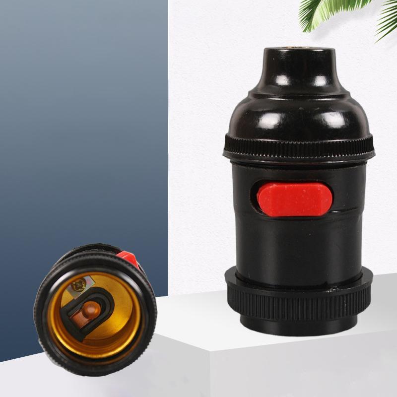 Hot Sale E27 Bakelite Plastic Lamp Holder Socket Lamp Holder Socket Base LED Terminal Bulb Types Vintage For Bedroom Office