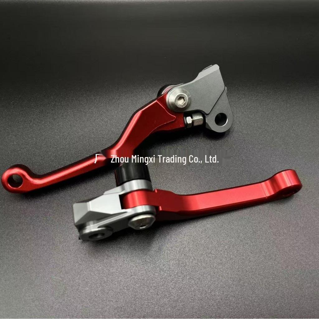 Honda CRF150R Off-Road Parts: Adjustable Brake/Clutch Levers & Alloy Handlebars.