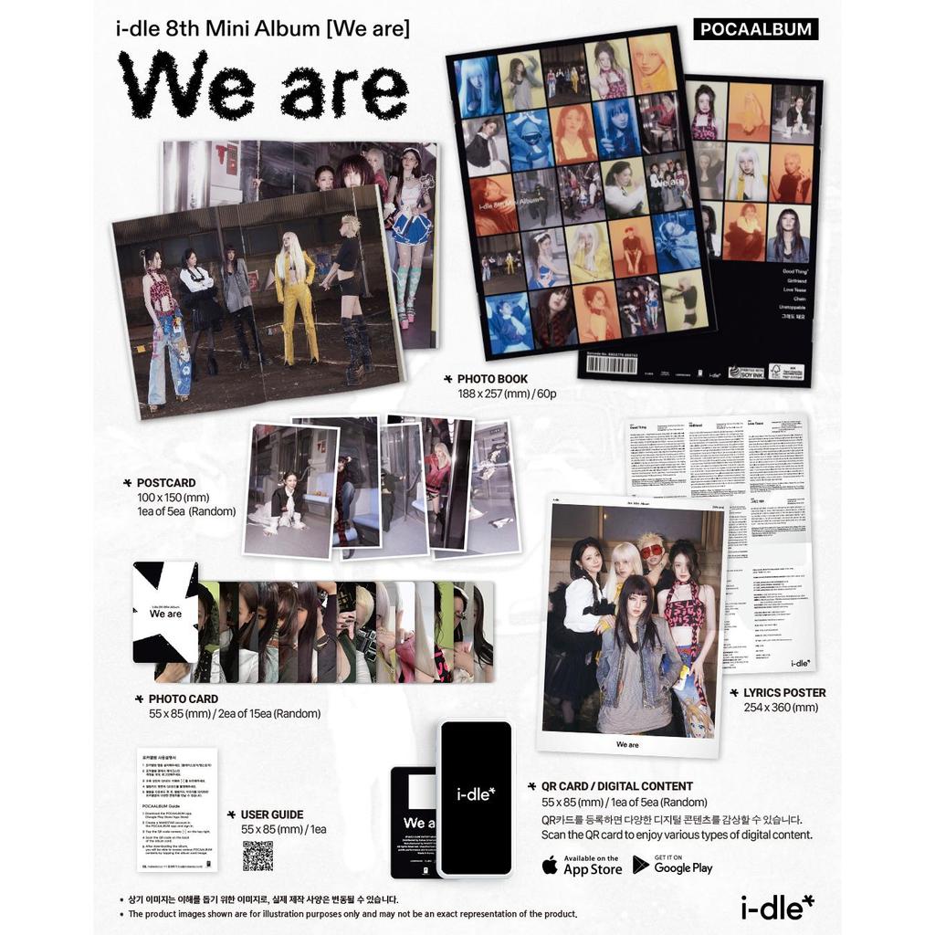 [Предзаказ] i-dle 8th MINI ALBUM [We Are] POCAALBUM (Фотокнига Вер) (Онлайн-преимущество)