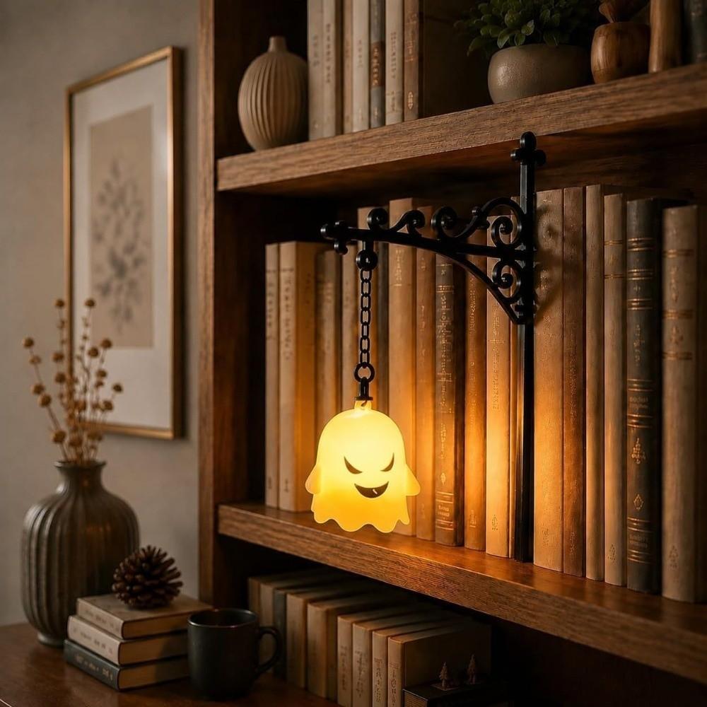 Miniature Library Lantern Warm Glow Bookcase Lamp Ghost Bookshelf Lighting Bookshelf
