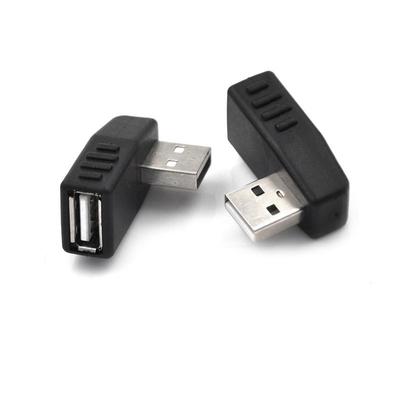 Практичный USB-адаптер нескольких типов 2,0 между мужчинами и женщинами, удлинитель для локтя 90 градусов, прямоугольный переходник