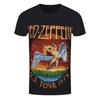 Футболка Led Zeppelin Тур по США 1975 Рок-группа Новая Черная Официальная