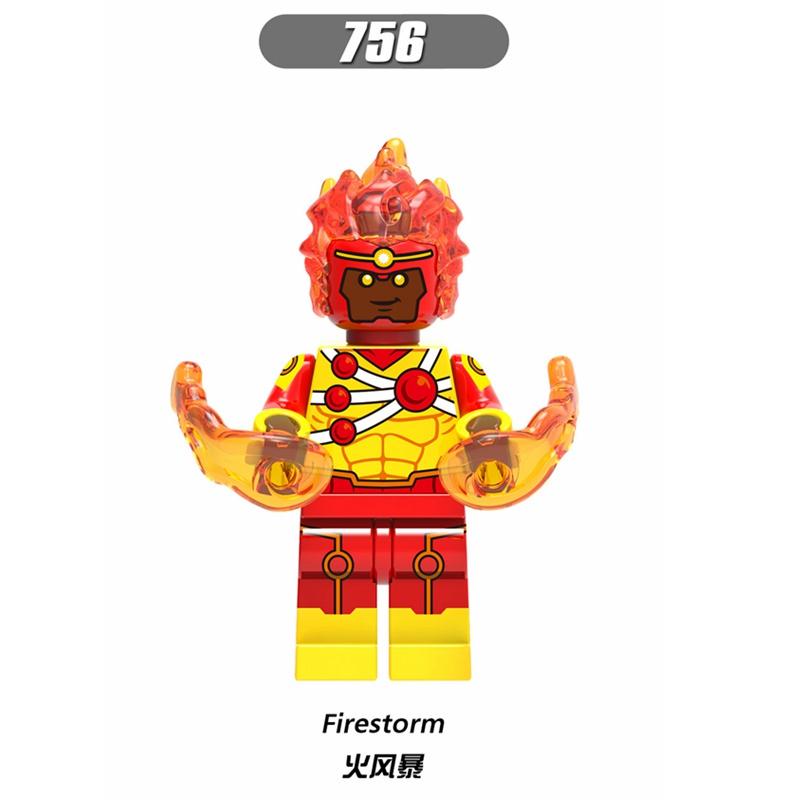 Минифигурки DC Super Heroes Бэтмен Супермен Аквамен Чудо-Женщина Лига Справедливости Строительные Блоки Игрушки