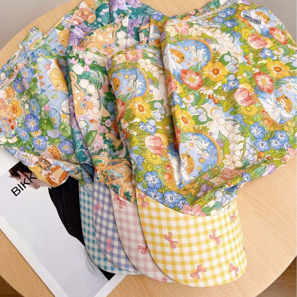 Plaid Scarf Peaked Cap Floral Triangle Headscarf Hat Headscarf Baseball Hat  Mountaineering