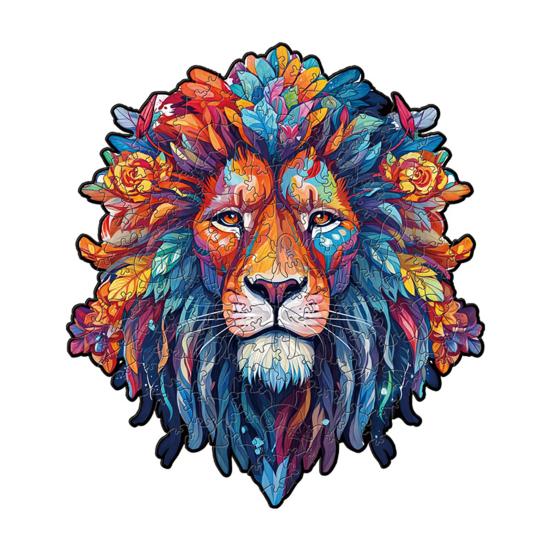 Деревянный пазл 3D в форме животного Деревянные пазлы Точно вырезанные детали Уникальная форма Яркие цвета Взаимодействие родителей и детей Головоломка для взрослых Игрушка-головоломка