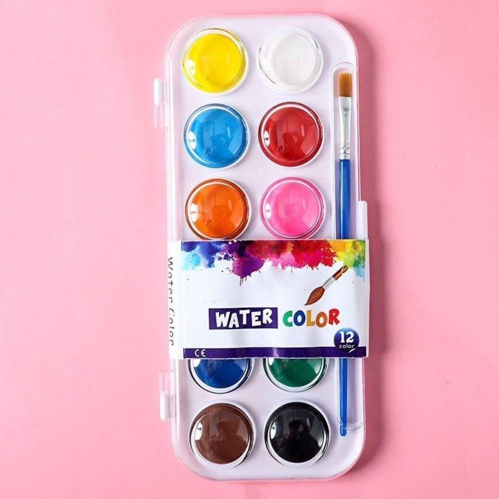 36 Colors Watercolour Paint Set Detachable Box Watercolor Paint Cakes Watercolour Cake  For Kids