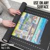 1pc Thickened Felt Puzzle Storage Mat - for 1500/1000/500pcs, Painting Supplies Organizer, Art Storage Blanket W/Accessories