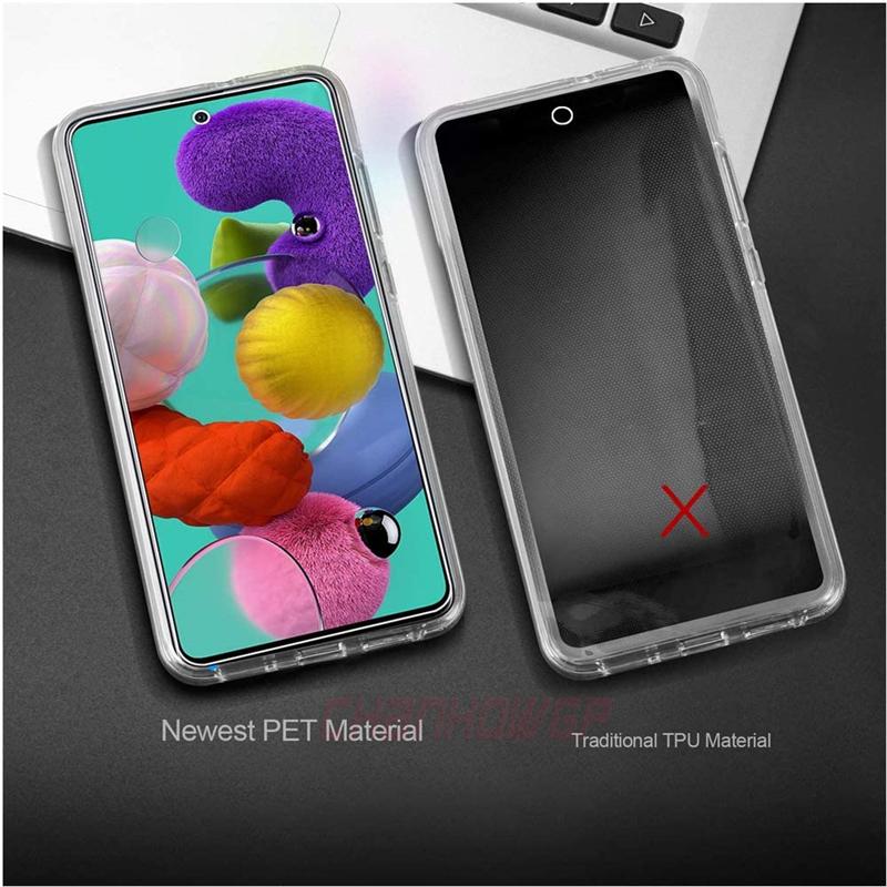 360 Double Silicon Case For Samsung Galaxy A51 A71 A81 A91 A50 A70 A30 A40 A20 A10 A20E A10S Cover