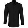 Premier Mens Poplin Fitted Long-Sleeved Shirt