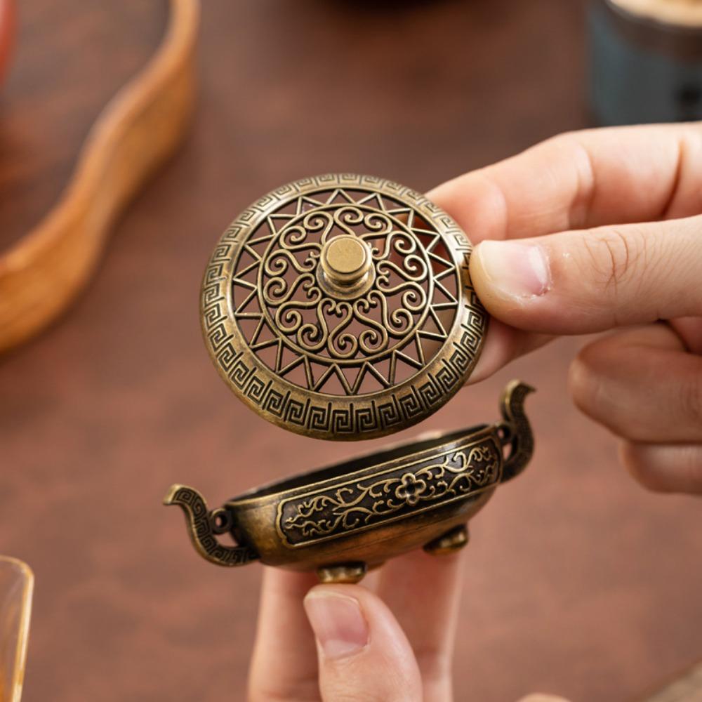 New Chinese Style Incense Burner Metal Construction Vertical Incense Burners Home Decor