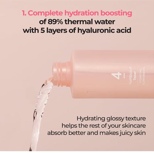 NUMBUZIN №3 Super Glowing/№4 Минерал Hydration Glow/№5 Витаминная эссенция