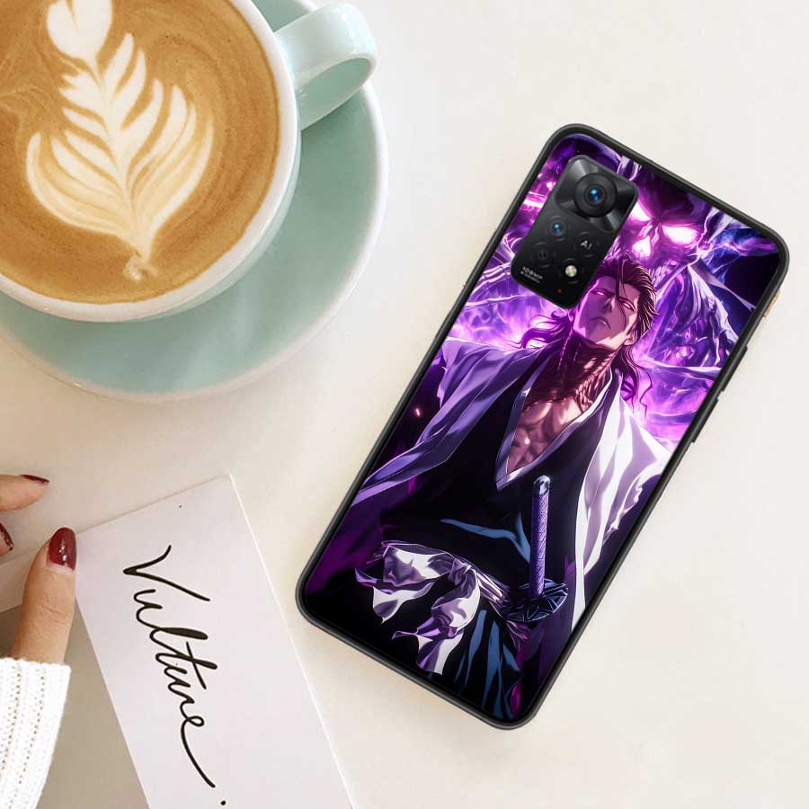 Чехол для телефона Bleach Айзен Сосуке для Xiaomi Redmi Note 12 Plus 12S 11 11T Pro 5G 11E 11S 4G 10 10S 9 9S 9T 8 8T 7 Обложка Shell Coq