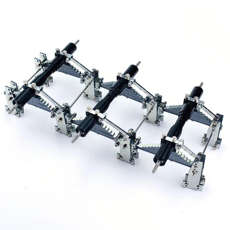 Stainless Steel 2/3 Axis Balance Suspension Kit Steel Plate Trailer for 1/14 Tamiya RC Dump Truck SCANIA 770S VOLVO FH16XL Car