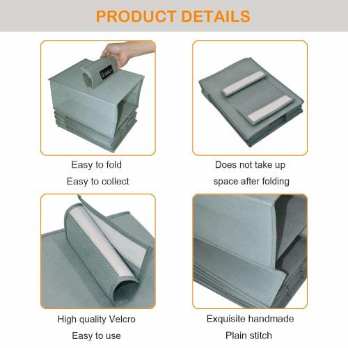 VAESIDA Hat Storage Case, Display Case, Hanging Storage, Hat Rack, Foldable, Multifunctional Baseball Cap Rack, Large Capacity, 10 Tiers, Space-Saving