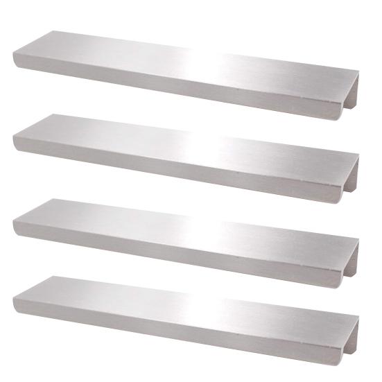 4 шт. скрытые ручки для шкафа, полированная поверхность, простая установка, невидимые ручки для мебели, ручки для шкафа