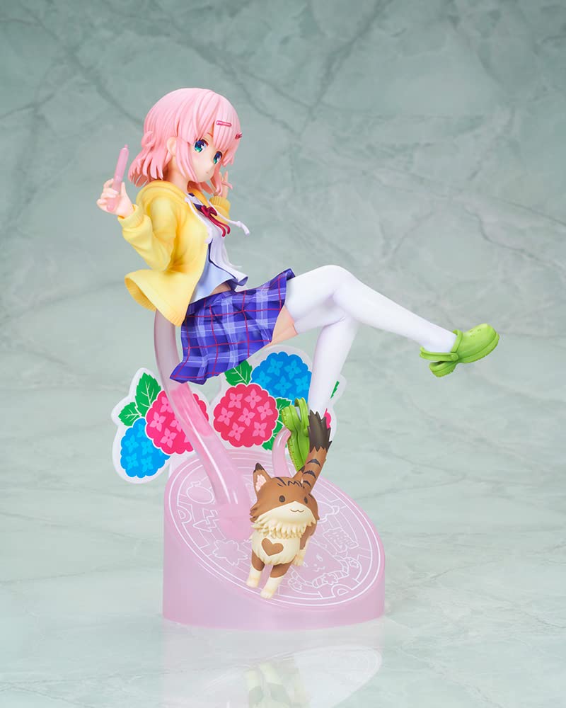 Мачикадо Мазоку Момо Тиёда Равномерная шкала, окрашенная в ПВХ готовая фигурка PV034, 2-тёмэ, версия. 1/7