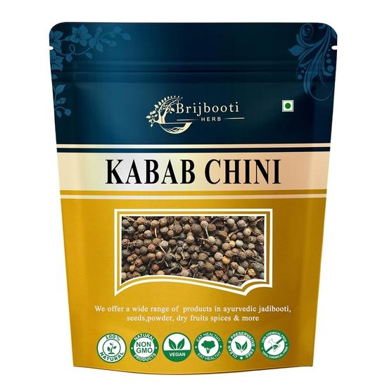 BIRJU MAHAVIR Sheetal Chini/Kababchini/Piper Cubeba/Kankol Mirch -100 gm, Natural (BMKB-184)