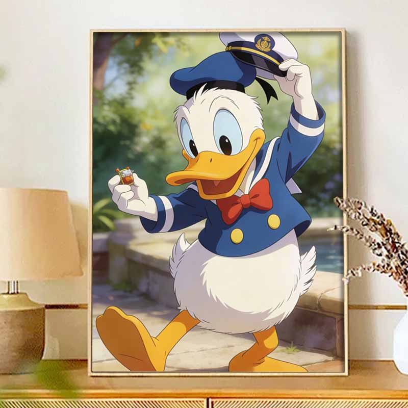 Disney Дональд Дак Алмазная Живопись Набор для Рисования Арт-Набор Ручная Работа DIY5D Домашний Декор Подарок