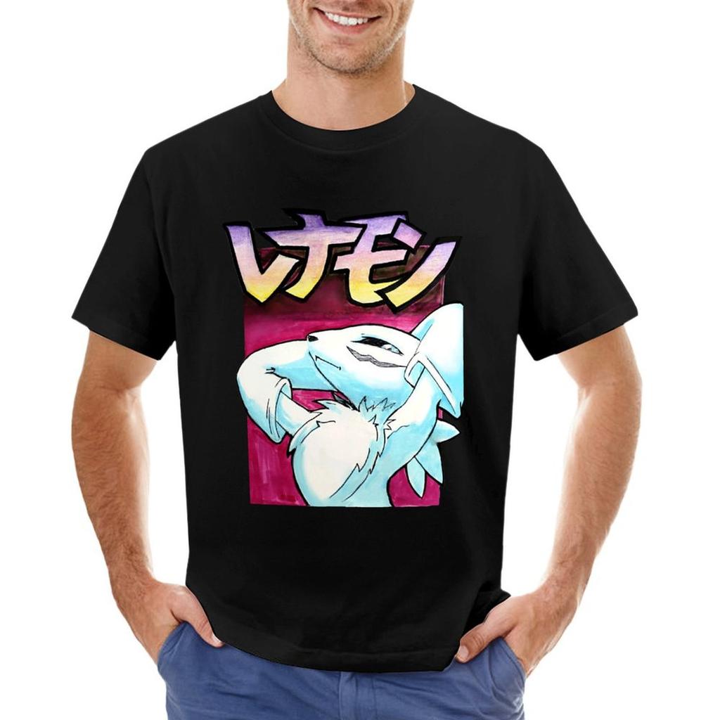 Renamon Manga Cover Styled Tshirt Aesthetic Clothing Boys Whites Hippie Clothes Cute Clothes Plain Black T Shirts Men