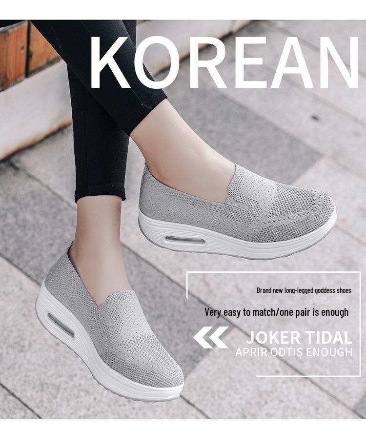 2024 Новые модные женские кроссовки Rocking Air Cushion для ходьбы