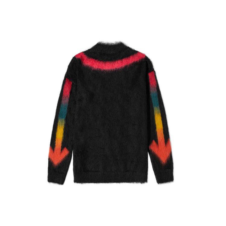 Свитшот OFF WHITE с ворсистыми стрелами OMHA036E20KNI0021087